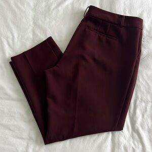 Burgundy Ann Taylor Dress Pants